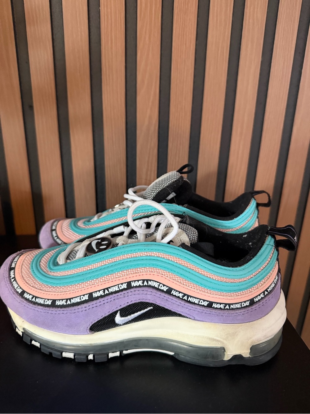 Nike Air Max 97 Pastel Teal Peach Lavender White
